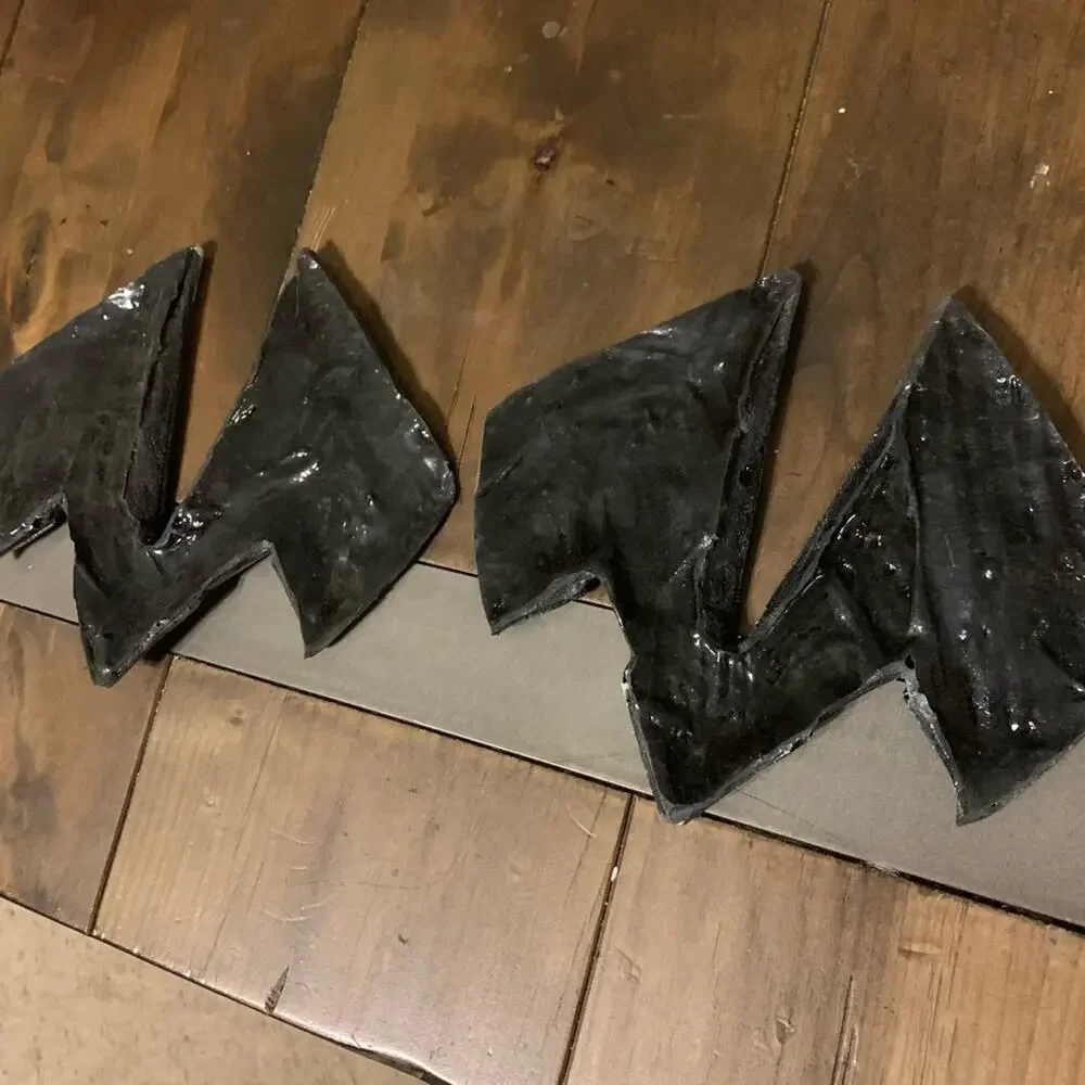 Latex batman cosplay boot tops